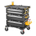 Робоча станція 5 в 1 TOUGHSYSTEM 2.0 DXL DeWALT DWST60510-1 24 відділення надміцний поліпропілен зручна мобільність