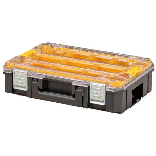 Органайзер DeWALT DWST82968-1 TSTAK 440x337x119 мм прозора кришка 7.8 л IP54 10 відділень