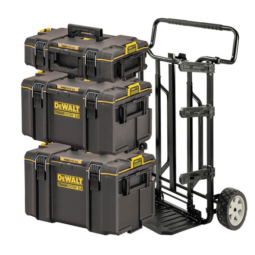 Комплект ящиків TOUGHSYSTEM 2.0 DeWALT DWST83401-1 металевий максимальне навантаження 120 кг вологозахищений IP65
