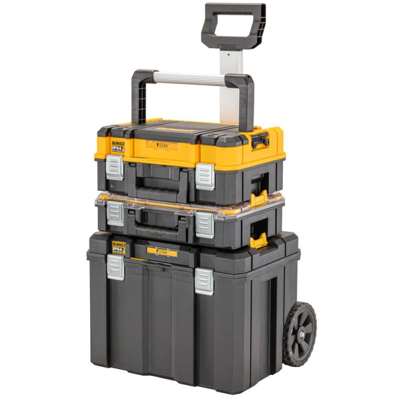 Комплект ящиков DeWALT DWST83411-1 TSTAK из поліпропілена розміри 512 x 333 x 708 мм максимальное навантаження 50 кг