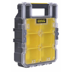 Органайзер STANLEY FATMAX FMST1-72378 261х115х359 мм вологозахищений IP-53 з 6 відділеннями з пластика Органайзер STANLEY FATMAX FMST1-72378 261х115х359 мм вологозахищений IP-53 з 6 відділеннями з пластика