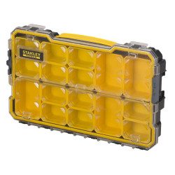 Органайзер FATMAX STANLEY FMST1-75779 професійний мілкий 446х267х74 мм захищений від вологи IP-53 14 секцій Органайзер FATMAX STANLEY FMST1-75779 професійний мілкий 446х267х74 мм захищений від вологи IP-53 14 секцій