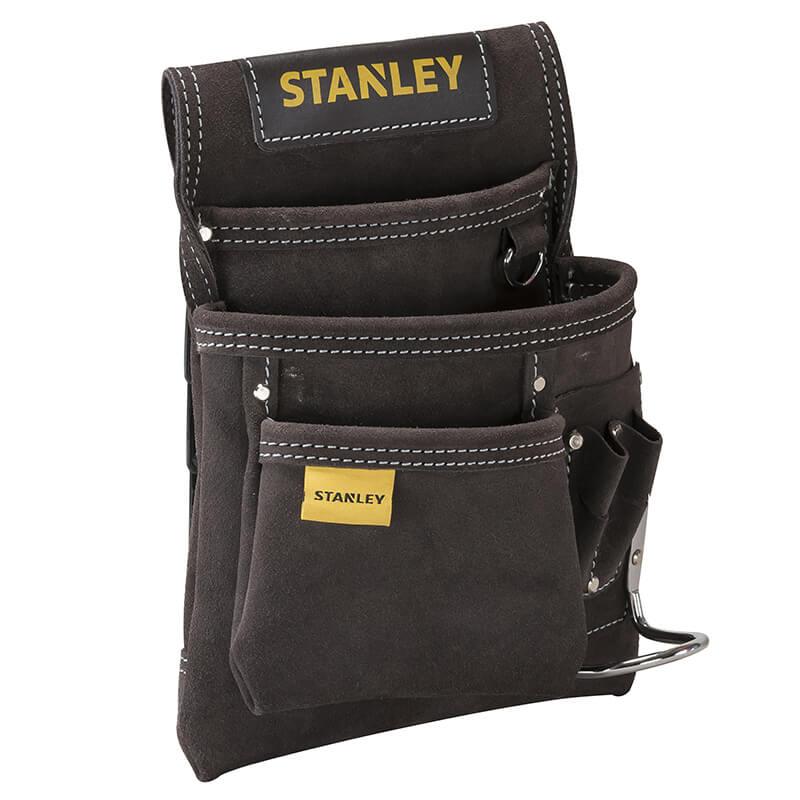 Сумка для інструменту STANLEY STST1-80114 натуральна шкіра 280х90х250 мм посилені заклепки тримач молотка