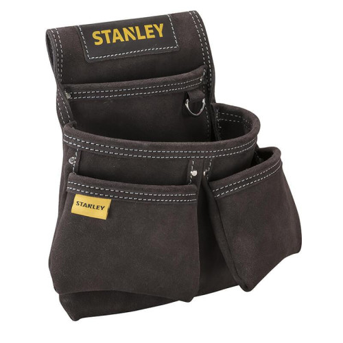 Сумка для інструменту STANLEY STST1-80116 натуральна шкіра 300x70x330 мм з кишенями та тримачем молотка