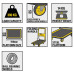 Візок-платформа вантажний STANLEY SXWT-PC528 вантажопідйомність 300 кг розмір платформи 91х61 см сталь 14 кг