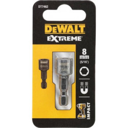 Голівка ударна торцева DeWALT DT7462 магнітна 8 мм 1/4 дюйма висота 35 мм серія Extreme Голівка ударна торцева DeWALT DT7462 магнітна 8 мм 1/4 дюйма висота 35 мм серія Extreme