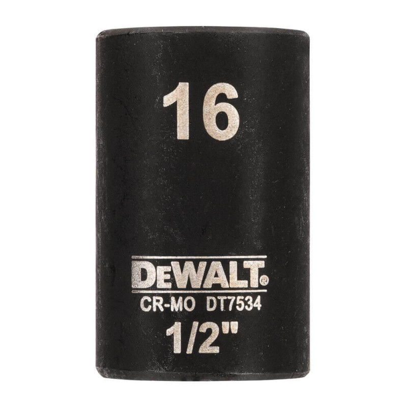 Головка торцева ударна IMPACT DeWALT DT7534 1/2″ 16 мм момент затягування 529 Hm серия Extreme