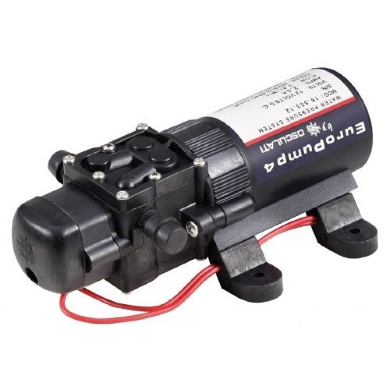 Помпа самовсасуюча Europump 4 12 В 3.8 л/хв Osculati з автоматичним регулятором тиску та термічним захистом