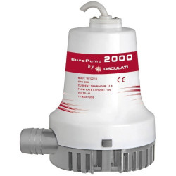 Помпа трюмна занурювальна Osculati Europump II 2000 24 В 128 л/хв максимальна висота підйому 3.5 м для човнів і яхт