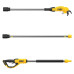 Секатор акумуляторний DeWALT DCMPP569N 18В 38 мм діаметр нарізання вага 3.3 кг штанга 3 метри