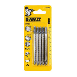 Полотно пила DeWALT DT2053 5 шт висока качество реза прямой рез максимальная толщина 40 мм Полотно пила DeWALT DT2053 5 шт висока качество реза прямой рез максимальная толщина 40 мм