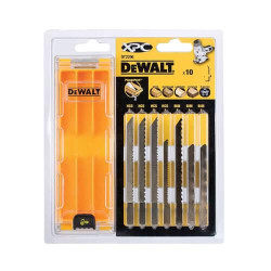 Набір пиляльних полотен DeWALT DT2296 Extreme 10 шт HCS/BiM для лобзиків для деревини фанери пластику Набір пиляльних полотен DeWALT DT2296 Extreme 10 шт HCS/BiM для лобзиків для деревини фанери пластику