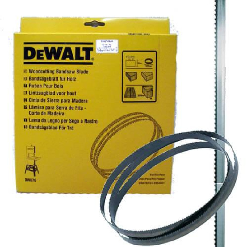 Полотно пиля DeWALT DT8476 для металу 2215 мм TPI 14 для стрічкових пилок прямий і криволінійний різання