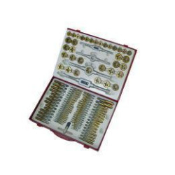 Метчики і плашки Holzmann GBM 110TIN набір 110 шт. з покриттям TIN включає 2 плашкотримача 2 оправки Метчики і плашки Holzmann GBM 110TIN набір 110 шт. з покриттям TIN включає 2 плашкотримача 2 оправки