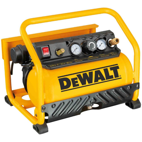 Компресор повітряний безмасляний DeWALT DXCMS15RE потужність 0.55 кВт об'єм ресивера 5 л рівень шуму 56 дБ