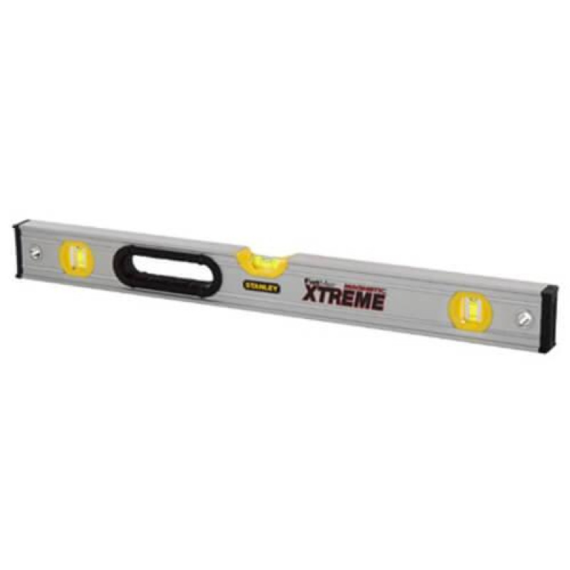 Рівень STANLEY FatMax XL 1200 мм алюмінієвий три капсули магніти похибка +/- 0.5 мм/м