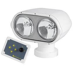 Прожектор Osculati Night Eye 55 55 Вт дистанційне управління 12 В дальність 262 м для човна і яхти Прожектор Osculati Night Eye 55 55 Вт дистанційне управління 12 В дальність 262 м для човна і яхти