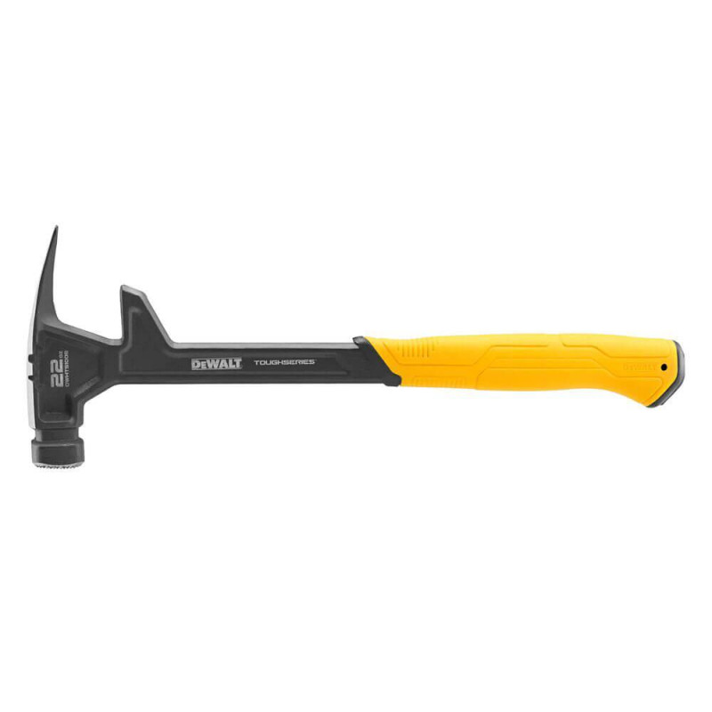 Молоток DeWALT DWHT51008-0 DEM-CLAW суцільнометалевий вага головки 624 г довжина 430 мм антивібраційна рукоятка
