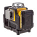 Лазерний рівень DeWALT DCE089D1G точність 0.3 мм клас захисту IP65 три промені самовирівнювання до 4 градусів