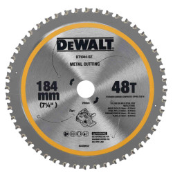 Пиляльний диск DeWALT DT1044 184 мм 1.6 мм 48 зубьев для металла максимальні оберти 4000 об/мин Пиляльний диск DeWALT DT1044 184 мм 1.6 мм 48 зубьев для металла максимальні оберти 4000 об/мин