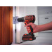 Дриль-шурупокрут BLACK+DECKER BL186KB акумуляторний безщітковий 18 В 1.5 Аг 52 Нм 2 швидкості компактний дизайн