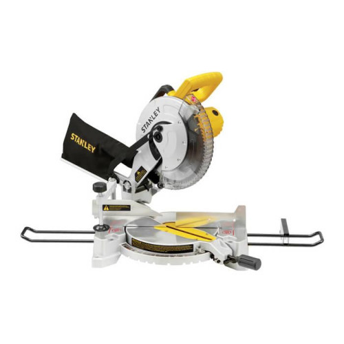 Пила торцювальна STANLEY SM16 потужність 1650 Вт діаметр диска 254 мм швидкість обертання 4800 об/хв