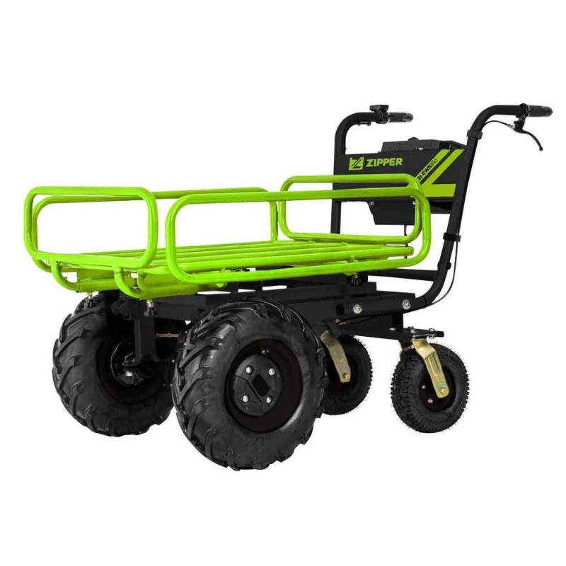 Акумуляторна тачка ZIPPER ZI-EWB350 потужний літій-іонний акумулятор вантажопідйомність до 300 кг час роботи 5 год