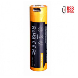 Акумулятор Fenix ARB-L14-1600U Li-ion 1600 мАг micro USB зарядка 1.5 В 500 циклів з захистом Акумулятор Fenix ARB-L14-1600U Li-ion 1600 мАг micro USB зарядка 1.5 В 500 циклів з захистом