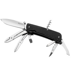 Багатофункціональний ніж Ruike Trekker LD41-B 85 мм клинок 22 інструменти вага 231 г рукоятка G10 чорний Багатофункціональний ніж Ruike Trekker LD41-B 85 мм клинок 22 інструменти вага 231 г рукоятка G10 чорний