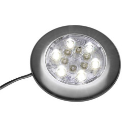Світильник LED Attwood 12 В 3 Вт нержавіюча сталь біле світло термін служби 50 000 годин для човнів і яхт Світильник LED Attwood 12 В 3 Вт нержавіюча сталь біле світло термін служби 50 000 годин для човнів і яхт