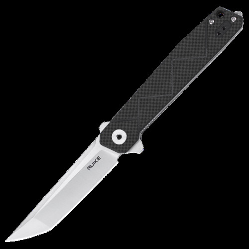 Складаний ніж Ruike P127-CB вагою 112 г довжиною 21.5 см лезо 9.1 см сталь 14C28N замок Liner Lock