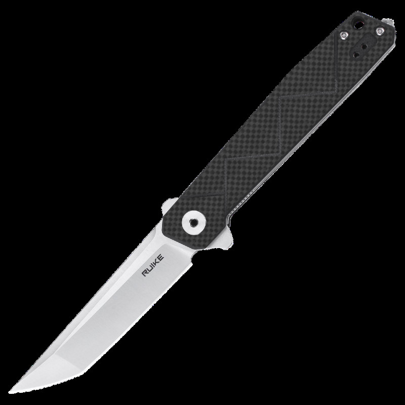 Складаний ніж Ruike P127-CB вагою 112 г довжиною 21.5 см лезо 9.1 см сталь 14C28N замок Liner Lock