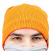Водонепроникна шапка Dexshell L/XL (58-60 см) оранжева з мікрофлісом та мембраною Porelle® для активного відпочинку