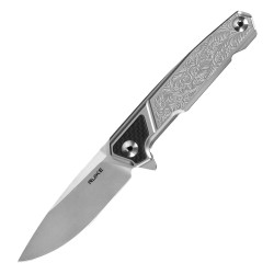 Складний ніж Ruike P875-SZ 20.8 см лезо 14C28N рукоятка сталь 420 замок Frame lock 140 г Складний ніж Ruike P875-SZ 20.8 см лезо 14C28N рукоятка сталь 420 замок Frame lock 140 г