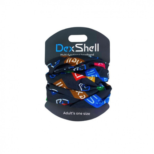 Бафф Dexshell NeckWarmer Мультиколор легкий поліестеровий універсал One Size для чоловіків та жінок