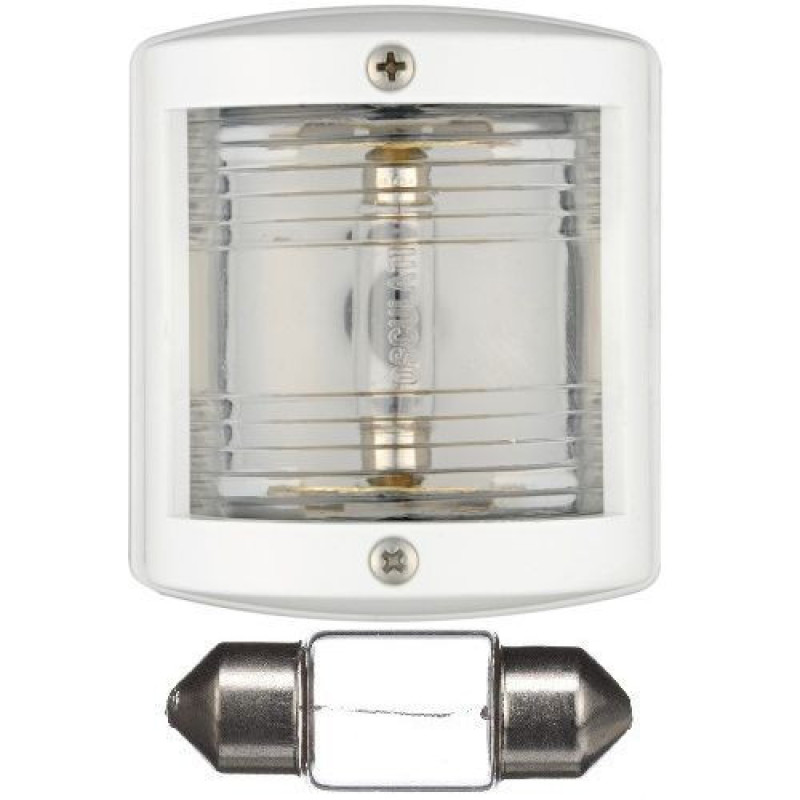 Кормовий вогонь Osculati Utility 77 135° 12 В 10 В пластиковий білий для човна катера яхти RINA