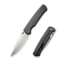 Ніж Weknife Evoke WE21046-1 CPM 20CV чорний складаний з замком Frame Lock довжина 20.4 см