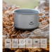 Кастрюля Naturehike NH18T202-B титановая 1.3 л с складной ручкой весом 164 г для кемпинга и походов