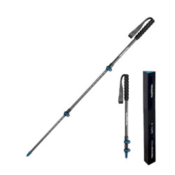 Трекінгова палка Naturehike ST10 NH19S010-T 110 см блакитна трисекційна карбоновий матеріал вага 135 г Трекінгова палка Naturehike ST10 NH19S010-T 110 см блакитна трисекційна карбоновий матеріал вага 135 г