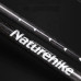 Трекінгова палка НейчерХайк ST10 NH19S010-T 130 см карбонова легка 145 г блакитна трисекційна