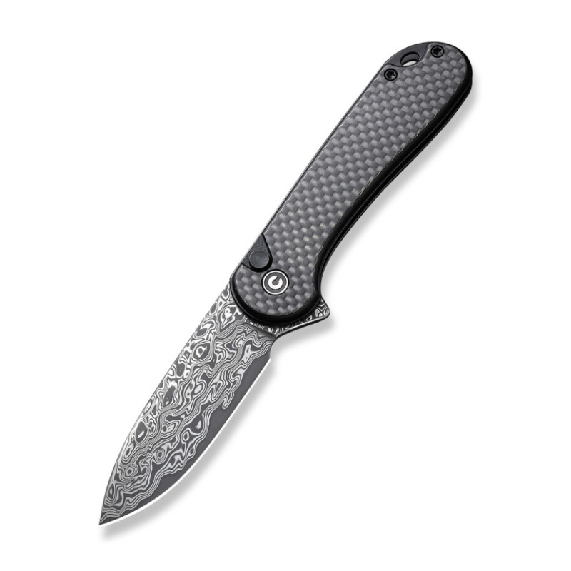 Складний ніж Civivi Button Lock Elementum II C18062PB-DS1 довжина клинка 75.1 мм вага 93.6 г G10 Карбон
