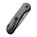 Складний ніж Civivi Button Lock Elementum II C18062PB-DS1 довжина клинка 75.1 мм вага 93.6 г G10 Карбон