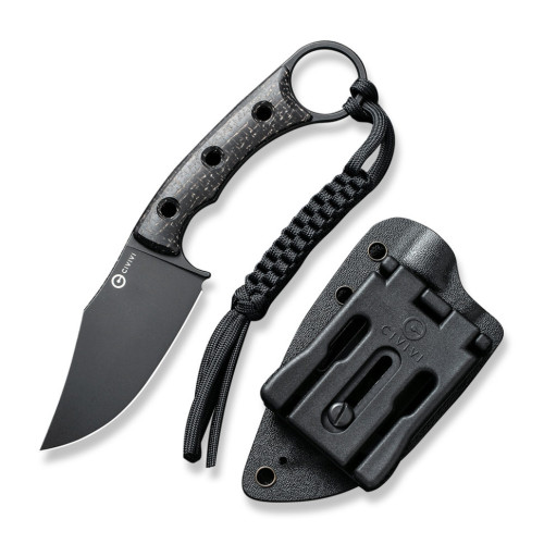 Ніж Civivi Midwatch C20059B-1 фіксований EDC вага 71.2 г довжина леза 86.1 мм марка сталі Bohler N690