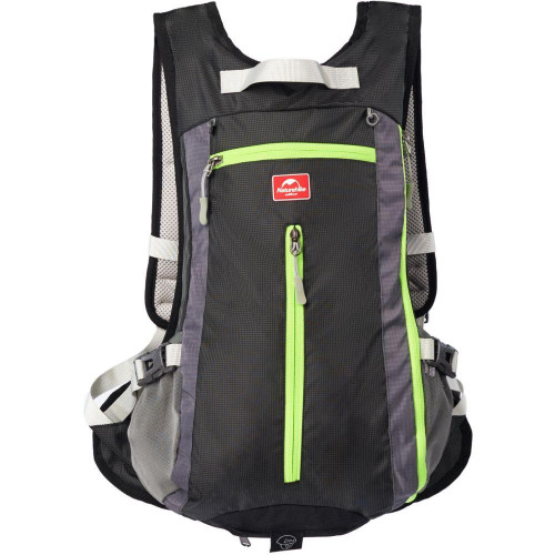Велософедний рюкзак Naturehike NH15C001-B 15 л чорний нейлон 95% поліестер 5% вага 470 г