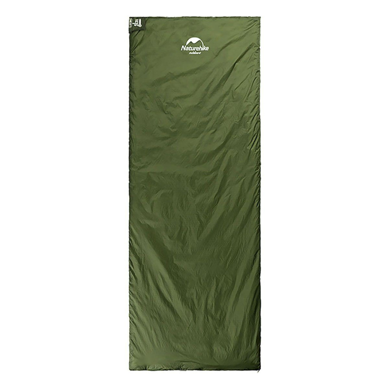 Спальник Naturehike LW180 NH21MSD04 правий 15°C XL темно-зелений надлегкий вес 760 г