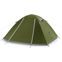 Тримісна палатка Naturehike P-Series CNK2300ZP028 темно-оливкова вага 2.3 кг водовідштовхувальна 2000 мм Тримісна палатка Naturehike P-Series CNK2300ZP028 темно-оливкова вага 2.3 кг водовідштовхувальна 2000 мм