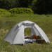 Намет Naturehike P-Series CNK2300ZP028 для чотирьох осіб світло-сірий вага 2.8 кг водонепроникність 2000 мм