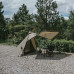 Намет Naturehike CNK2300ZP025 коричневий водонепроникність 3000 мм вага 4.8 кг вогнетривка тканина два входи