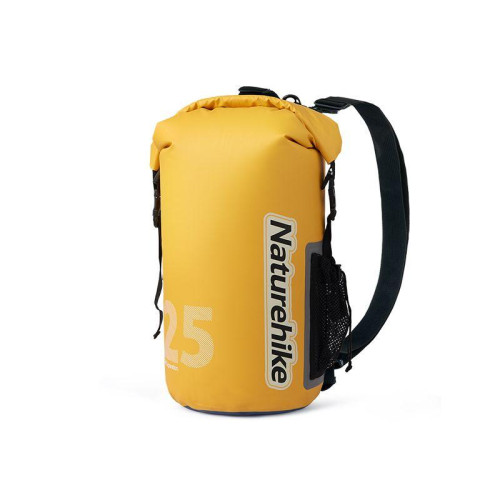 Водонепроникний рюкзак Naturehike CNK2300BS017 25 л жовтий IPX6 2 кишені 520 г