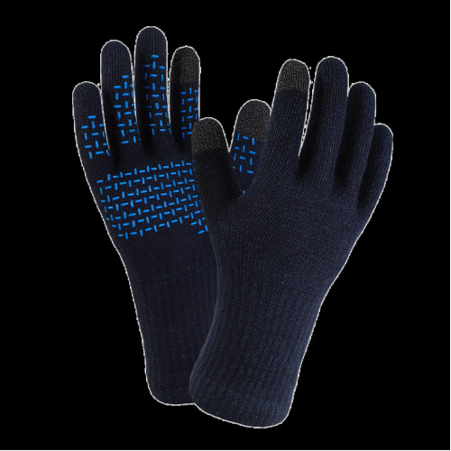 Водонепроникні рукавички Dexshell ThermFit 3.0 темно-сині розмір S 100% захист від вологи мембрана Porelle